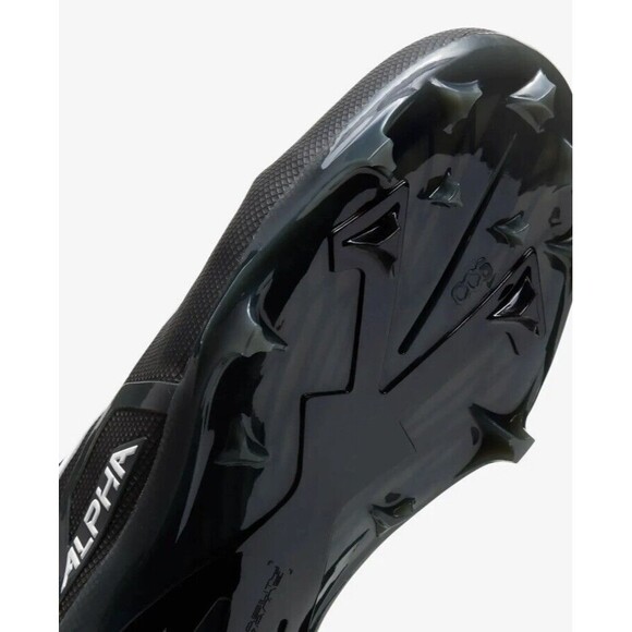 Nike Alpha Menace Elite 3 Black Football Cleats CT6648-010 Men’s Size 8.5 - Picture 10 of 10